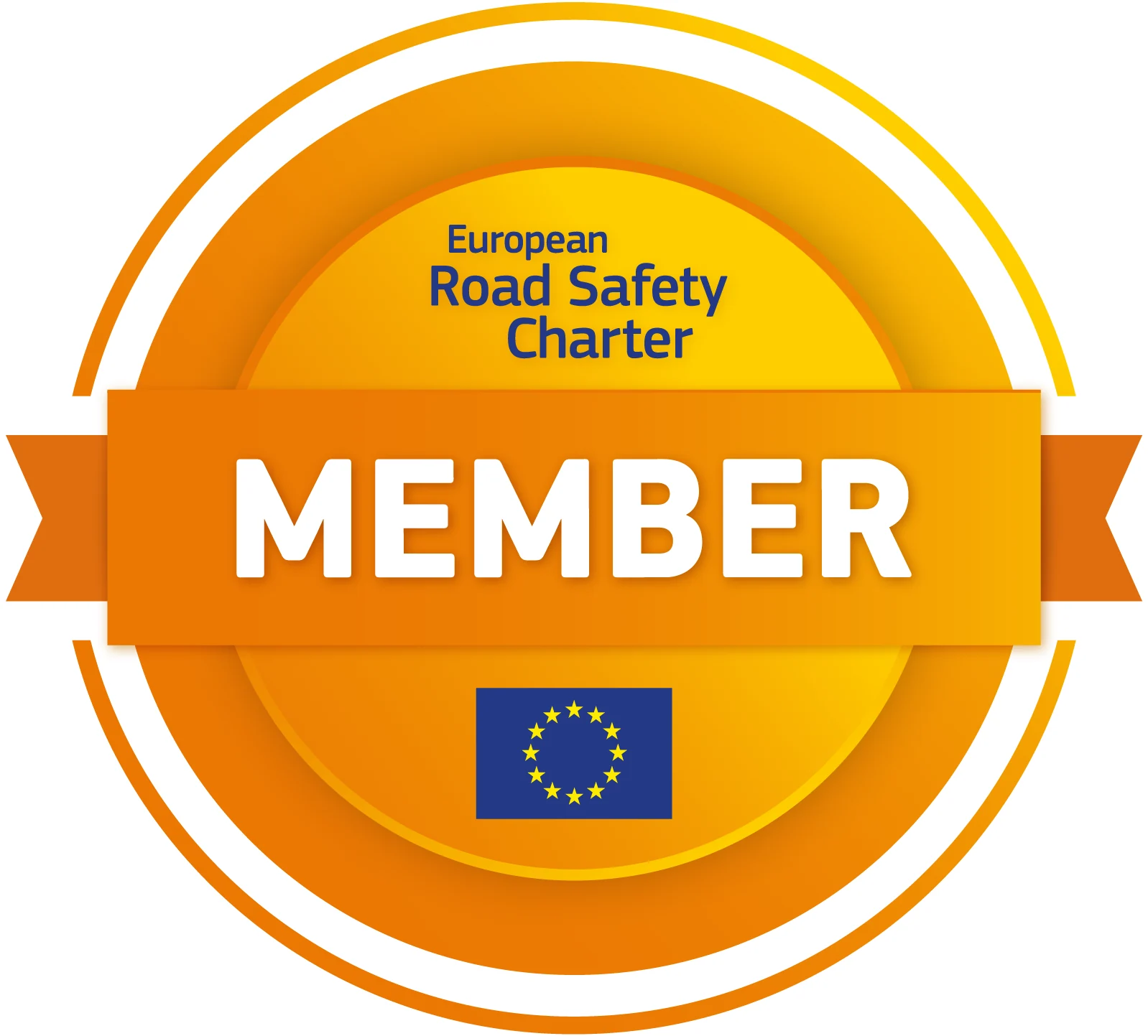 Initiativen und Verbände 2 European Road Safety Charter, Mitgliedsabzeichen